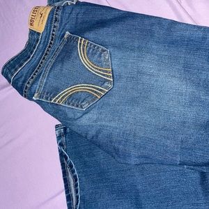 Hollister boot cut jeans.
